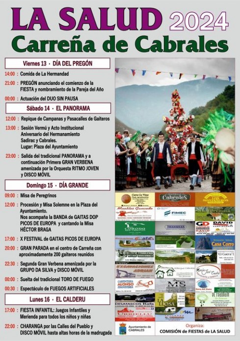 Fiestas La Salud 2024 en Carreña de Cabrales - Concejo de Cabrales