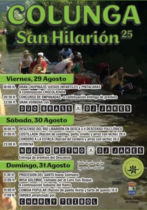 Diversión, música y tradición en las fiestas de San Hilarión 2025 en Colunga - Concejo de Colunga