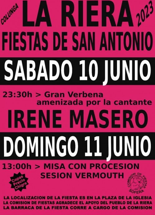 Fiestas de San Antonio en La Riera - Concejo de Colunga