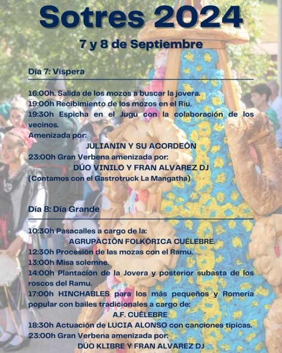 Sotres se prepara para las fiestas del 7 y 8 de septiembre en Cabrales - Concejo de Cabrales