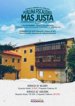 Charla abierta: Por una fiscalidad más justa - Concejo de Villaviciosa