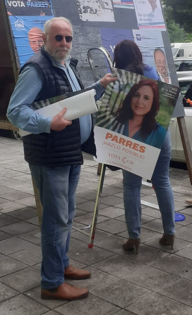 En Parres, el ex alcalde socialista Manuel Alonso Nieda y Ciudadanos, recorren ya el concejo buscando involucrar a los 1400 censados que no han votado en 2019 - Concejo de Parres