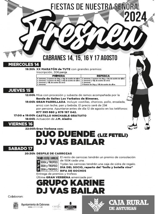 Cabranes se prepara para las Fiestas de Nuestra Señora de Fresneu 2024 - Concejo de Cabranes