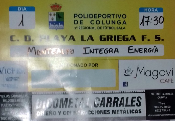  CD Playa La Griega FS-Montealto Íntegra Energía - Concejo de Colunga