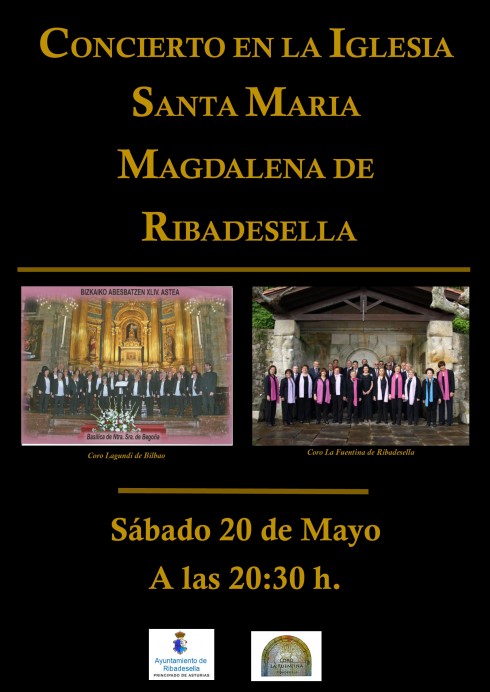 Concierto del Coro La Fuentina y el Coro Legundi - Concejo de Ribadesella
