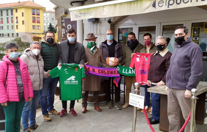 Comida institucional hoy del CD Colunga y del CD Llanes - Concejo de Llanes
