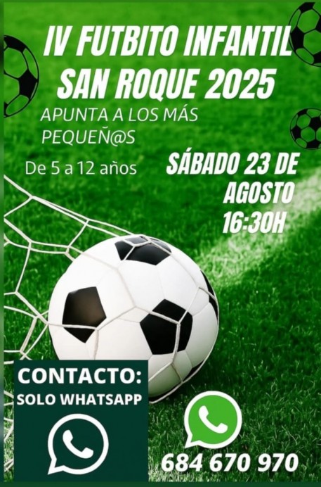 IV Futbito Infantil San Roque 2025 reunirá a niños y niñas en Llastres - Concejo de Colunga