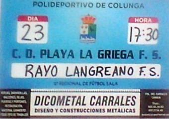 C.D. Playa La Griega F.S. - Rayo Langreano F.S. - Deportes