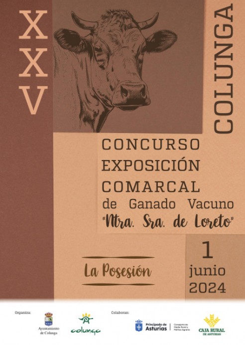 Inscripciones para el XXV Concurso Comarcal de ganado vacuno: Nuestra Señora de Loreto - Concejo de Colunga