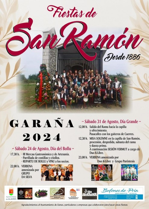 Garaña de Pría celebra el Día del Bollu y San Ramón con un Mercáu Gastronómicu, música y tradiciones - Concejo de Llanes