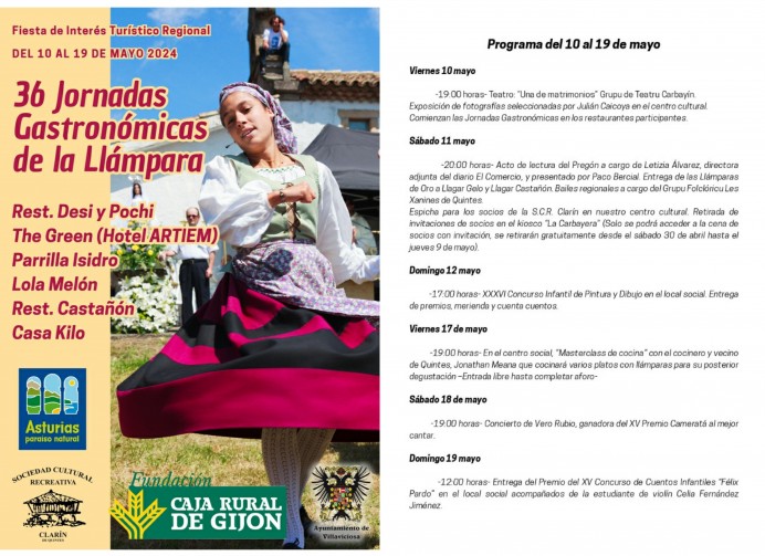 Jornadas Gastronómicas de la Llámpara - Concejo de Villaviciosa