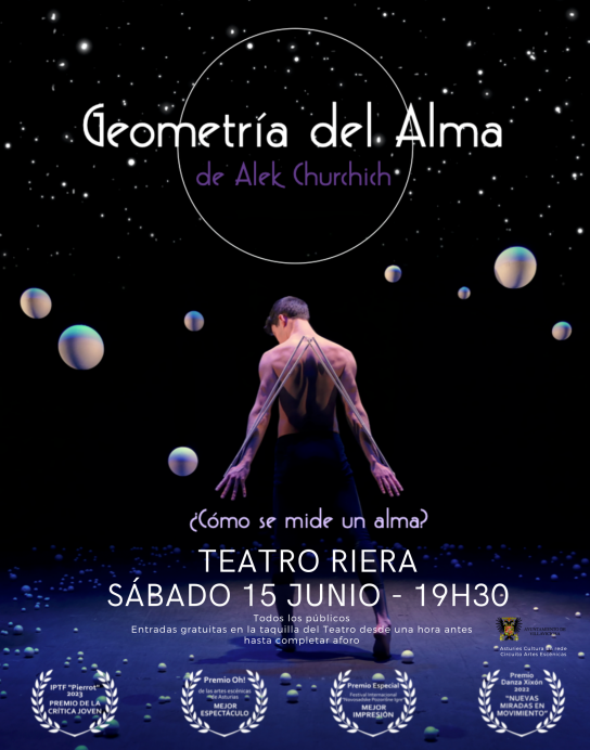 Teatro Plus representa Geometría del Alma, ganadora de los Premios OH! - Concejo de Villaviciosa