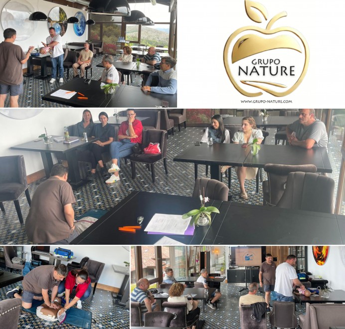 Grupo Nature refuerza la cardioprotección en Asturias con nuevos desfibriladores y formación en soporte vital básico - Asturias