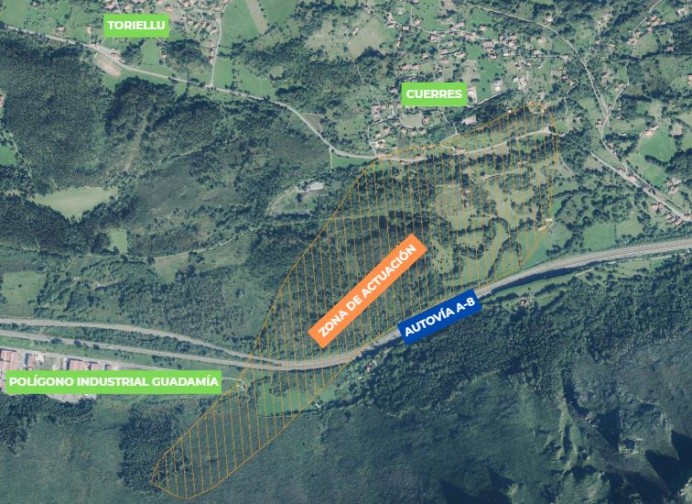 Sale a información pública el proyecto para reforzar el abastecimiento de agua de Guadamía, en Ribadesella