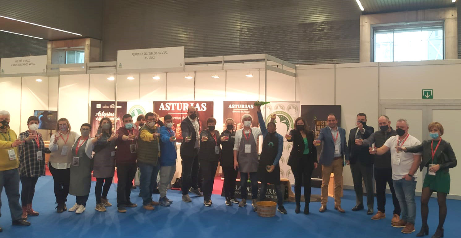 El Gobierno de Asturias promociona la marca Alimentos del Paraíso en la feria de productos gastronómicos Gustoko - Asturias