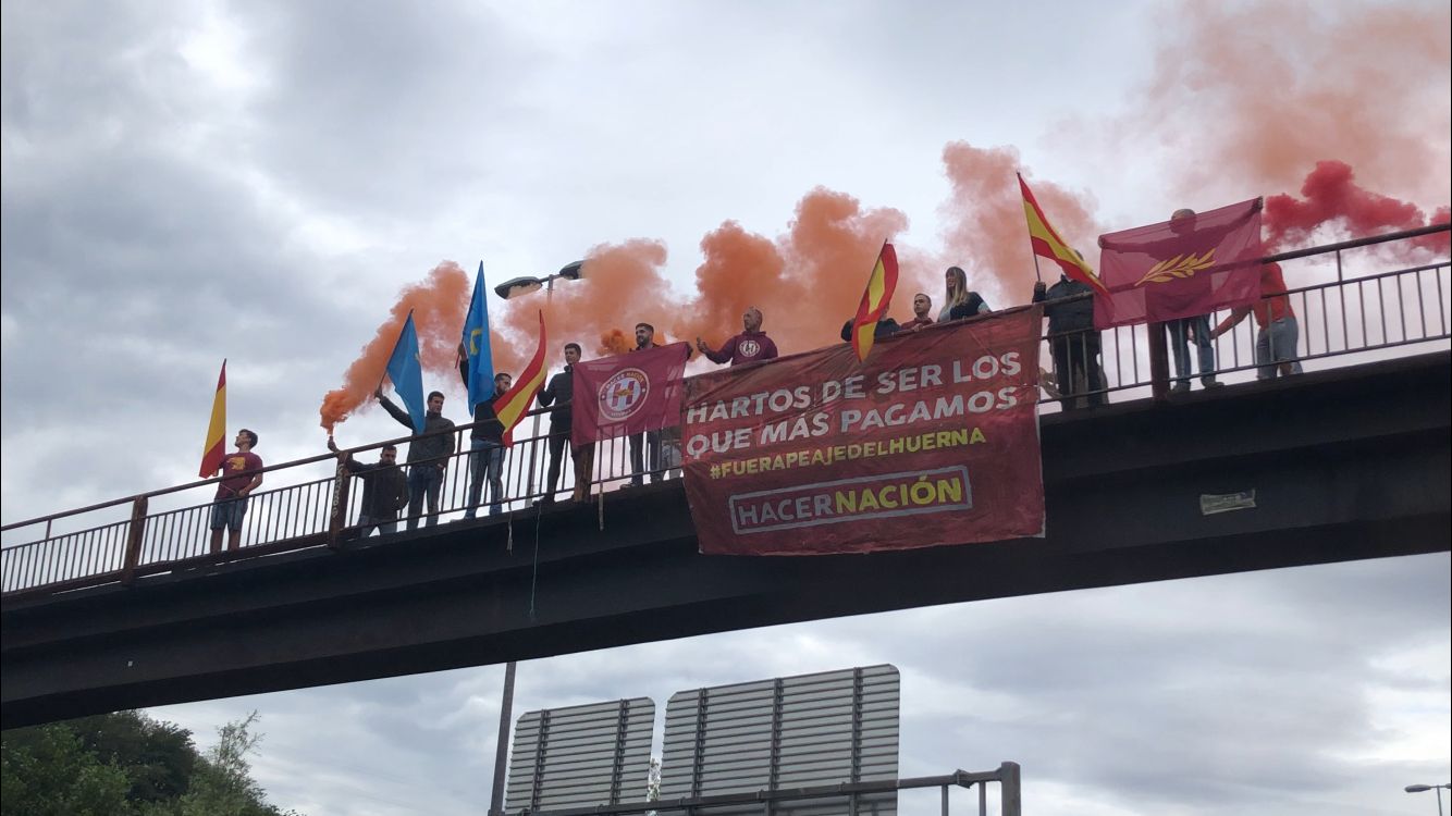 Acción peaje del Huerna - Asturias