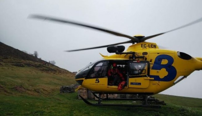 Rescate de montaña en la majada de La Tenerosa - Concejo de Cabrales