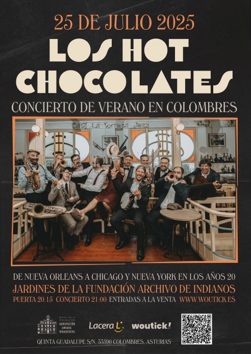 Los Hot Chocolates traen el sonido del jazz clásico a los jardines del Archivo de Indianos - Concejo de Ribadedeva