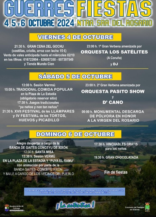 Fiestas de Nuestra Señora del Rosario en Guerres-Huerres - Concejo de Colunga