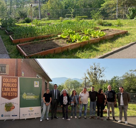 El Colegio L Ablanu de Infiesto impulsa la educación ambiental con un encuentro de huertos escolares junto al CP Braulio Vigón - Concejo de Piloña