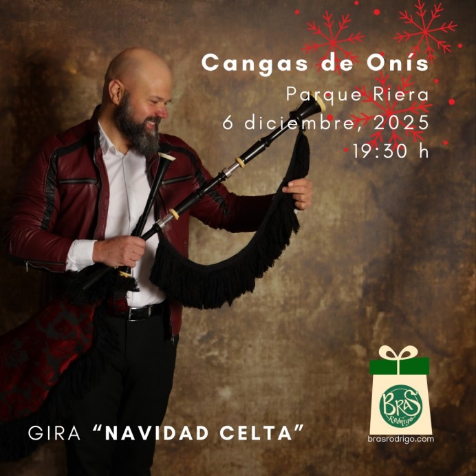 Cangas de Onís acogerá un concierto de la gira Navidad Celta de Bras Rodrigo - Concejo de Cangas de Onís