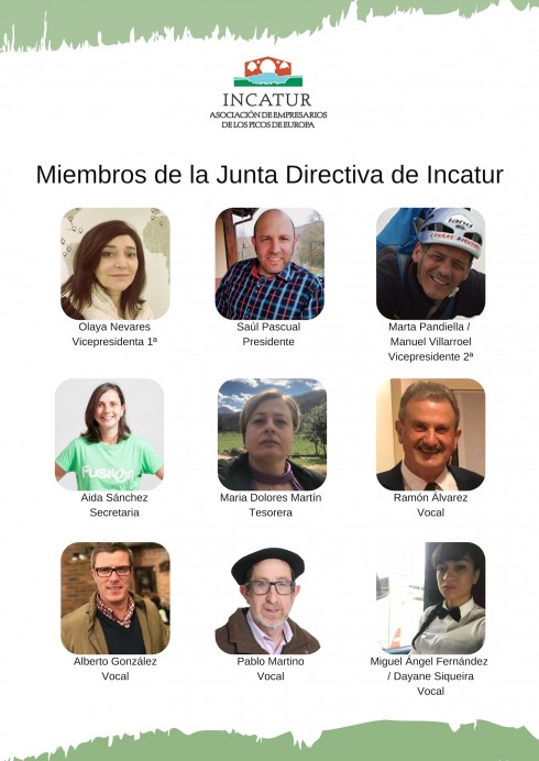Nueva directiva de Incatur - Concejo de Cangas de Onís
