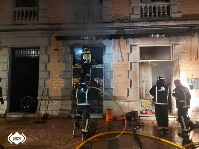 Incendio urbano en Ribadesella - Concejo de Ribadesella