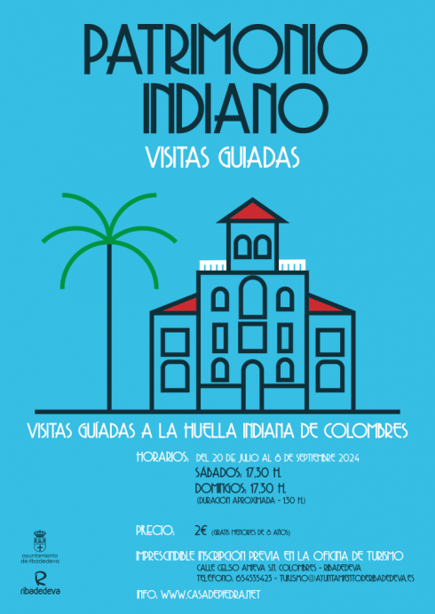 Visitas Guiadas al Patrimonio Indiano en Verano 2024 - Concejo de Ribadedeva