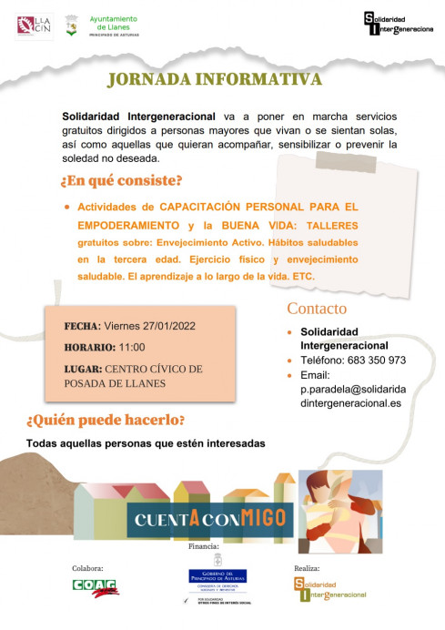 Programas de Solidaridad Intergeneracional - Concejo de Llanes