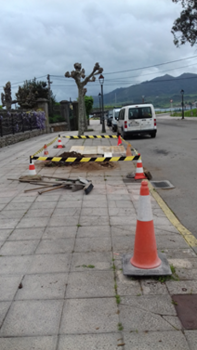 El Ayuntamiento de Colunga está procediendo a reparación de pavimento en varios puntos del concejo - Concejo de Colunga