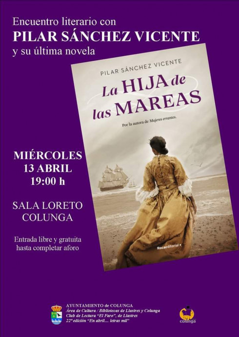 Pilar Sánchez Vicente presenta La hija de las mareas en la Sala Loreto - Concejo de Colunga