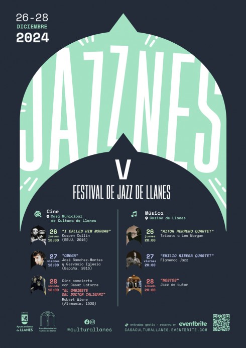 Jazznes 2024: Un viaje único de cine y jazz en Llanes - Concejo de Llanes