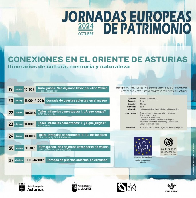 Inauguración de las Jornadas Europeas de Patrimonio en el Oriente de Asturias: Conexiones entre cultura, memoria y naturaleza - Concejo de Llanes
