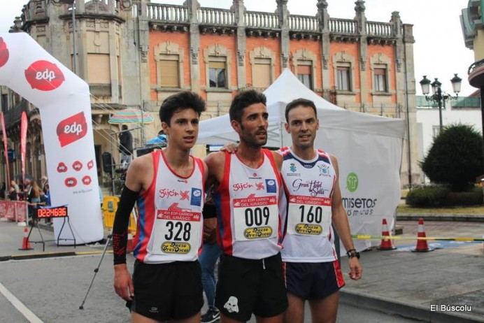 El gijonés Raúl Bengoa y la ovetense Eva María Braña, en féminas, ganan EdP Carrera Popular del Jurásico 2018 - Concejo de Colunga