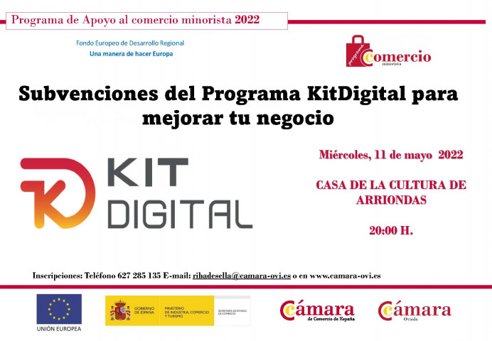 Subvenciones del programa kitdigital para mejorar tu negocio - Concejo de Parres
