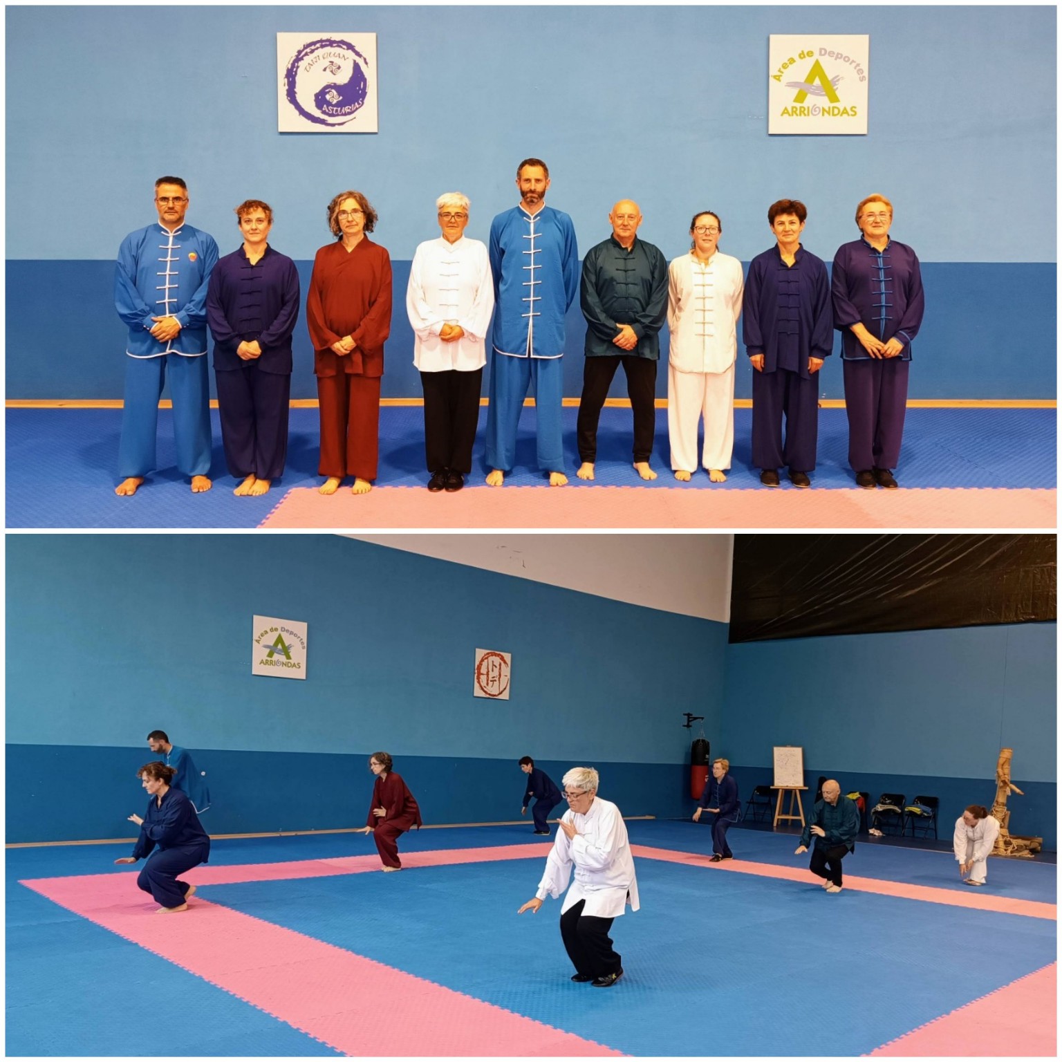 Curso nacional de Kung Fu Taiji Quan en Arriondas: formación oficial de la RFEKYDA en Asturias - Concejo de Parres