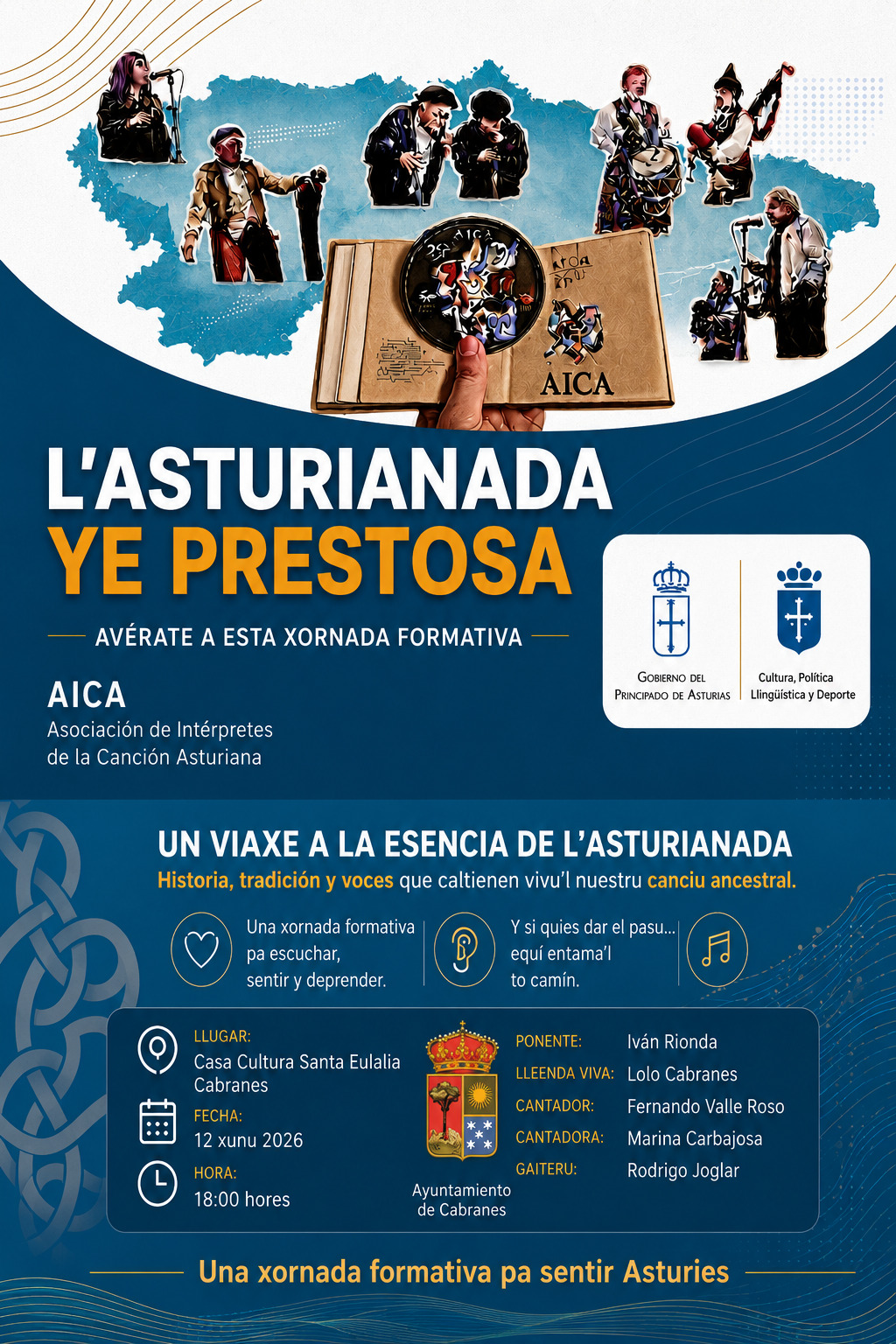 Cabranes acoge la jornada formativa "L’asturianada ye prestosa" - Concejo de Cabranes