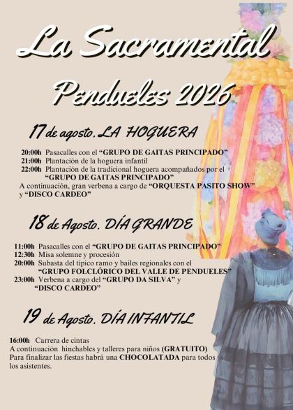 Pendueles celebra el Día Grande de La Sacramental 2026 - Concejo de Llanes