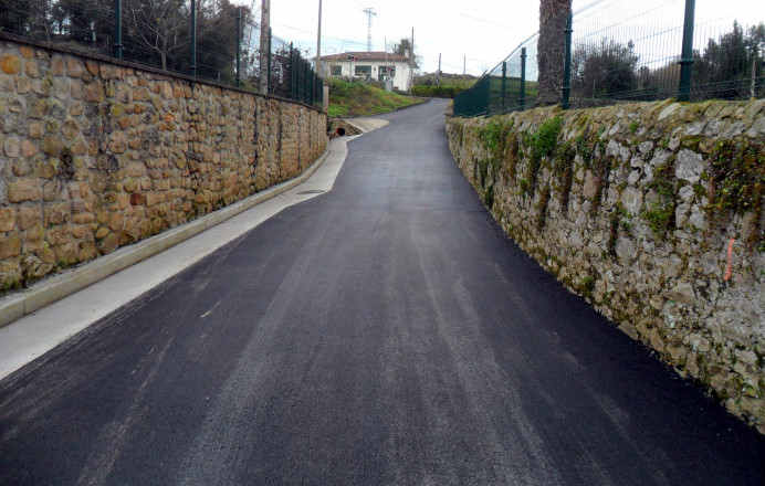 Rematado proyecto mejora calle La Portilla, en Nueva - Concejo de Llanes