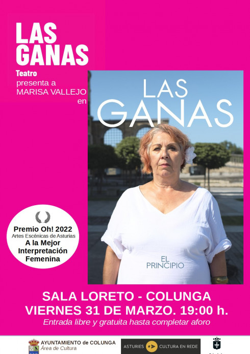 Colunga celebra el día mundial del teatro con la obra Las Ganas - Concejo de Colunga