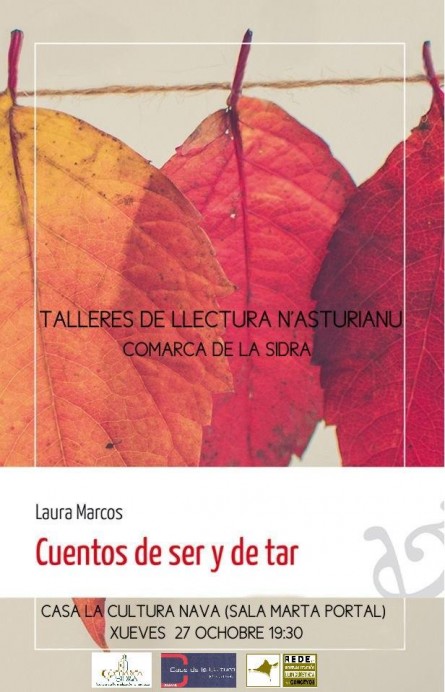 Laura Marcos nel taller de llectura n'asturianu de Nava - Noticies N´Asturianu