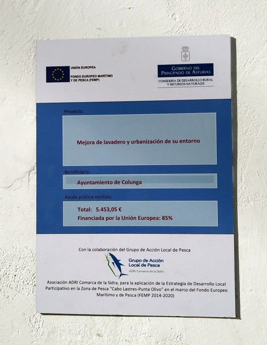 Finalizan las obras de mejora del Lavaderu de Lastres y urbanización de su entorno - Concejo de Colunga
