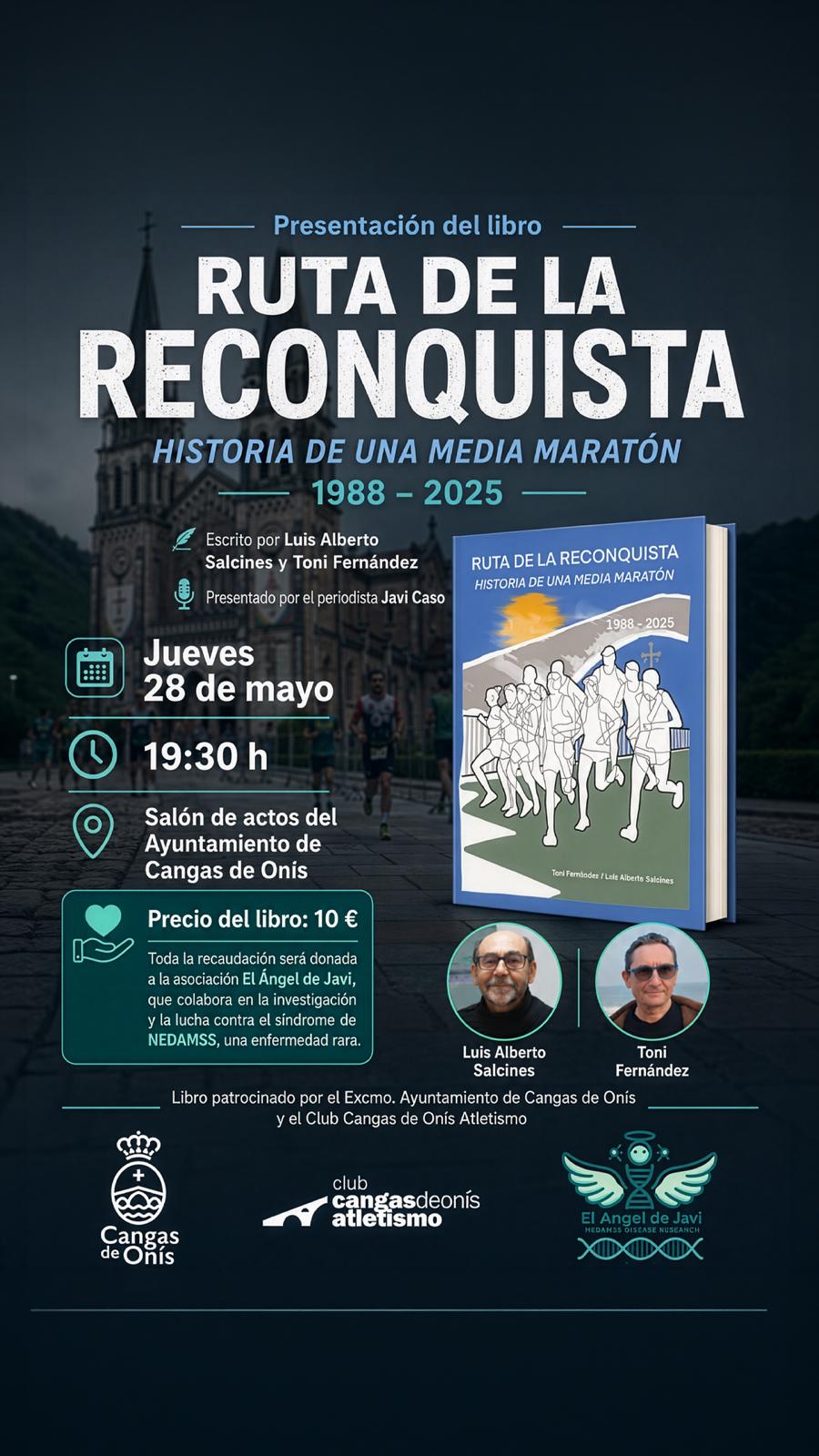 "Ruta de la Reconquista": Cangas de Onís presenta un libro sobre la historia de su emblemática media maratón - Concejo de Cangas de Onís
