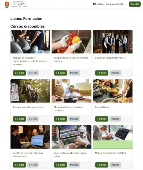 El Ayuntamiento de Llanes lanza una plataforma online para reforzar la formación del sector turístico - Concejo de Llanes