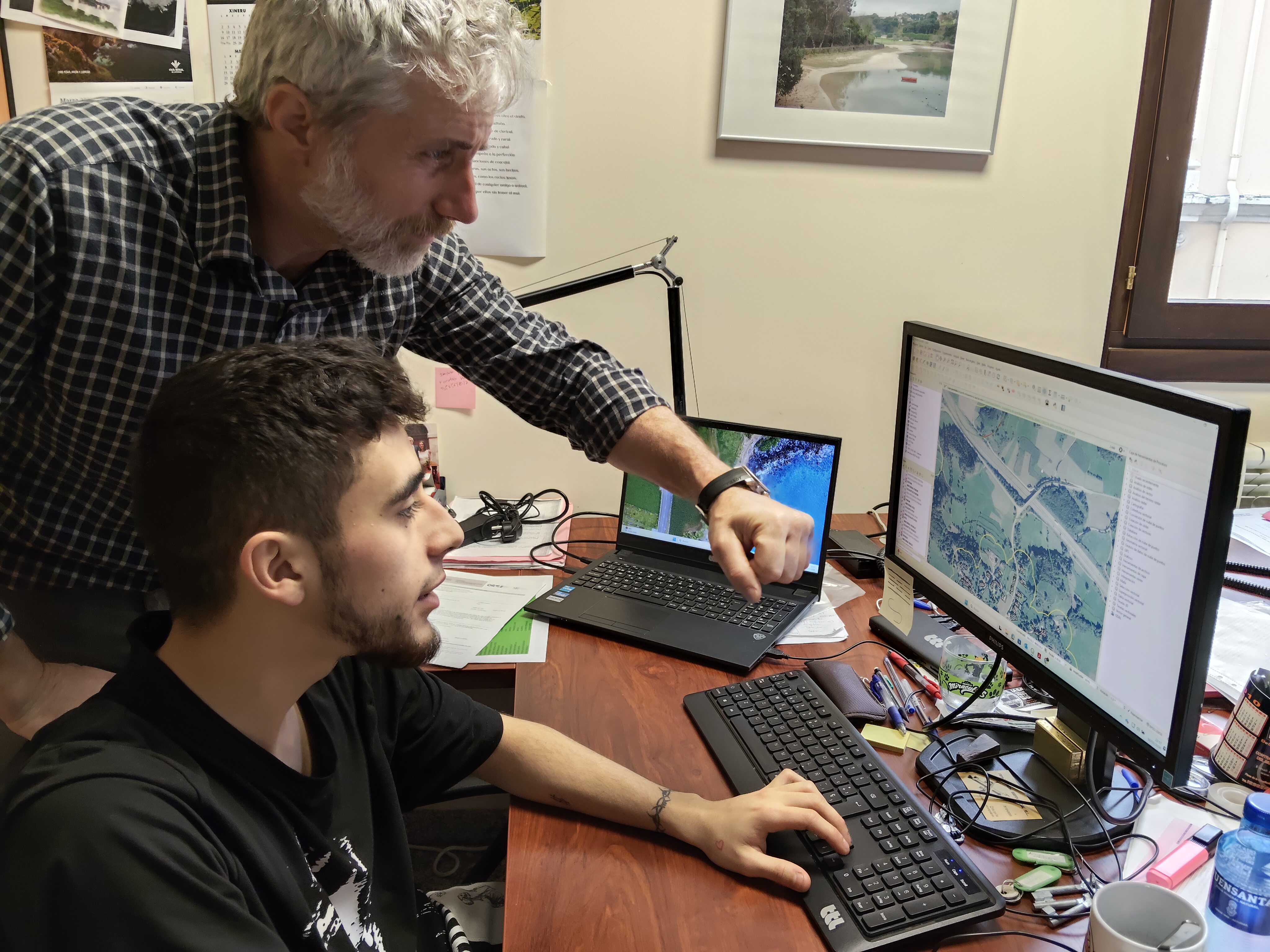 El Ayuntamiento de Llanes acoge prácticas del IES de Luces en Gestión Forestal y del Medio Natural - Concejo de Llanes