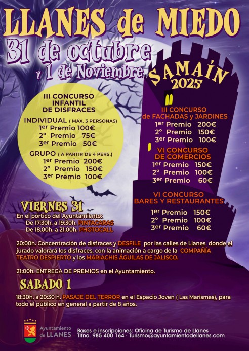 Llanes celebra Halloween con el evento ‘Llanes de miedo’ y sus tradicionales concursos de Samaín - Concejo de Llanes