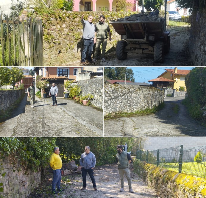 El Ayuntamiento de Llanes inicia la pavimentación en Naves con una inversión de más de 42.000 euros - Concejo de Llanes