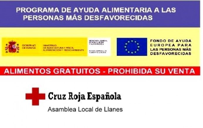 Cruz Roja Llanes abre hasta 20 de abril plazo ayuda alimentaria - Concejo de Llanes