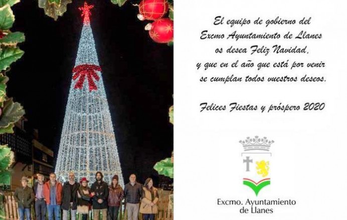 Ayuntamiento de Llanes, Felicitación de Navidad 2019 - Concejo de Llanes