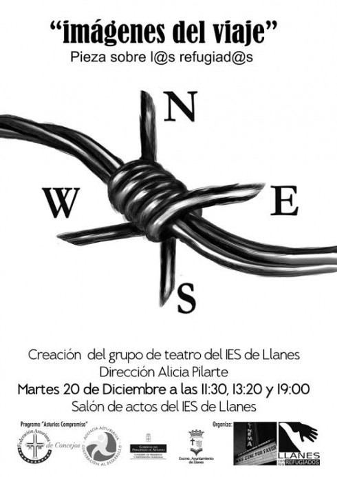 “IMÁGENES DEL VIAJE” - Pieza sobre l@s refugiad@s  - Concejo de Llanes